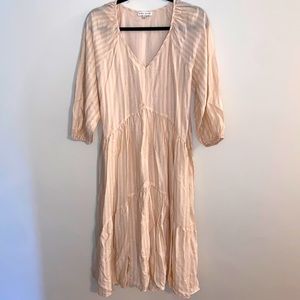 Moon River striped midi dress